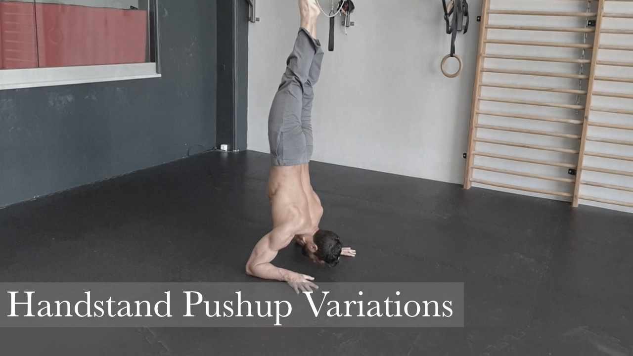 Handstand Push ups Variations