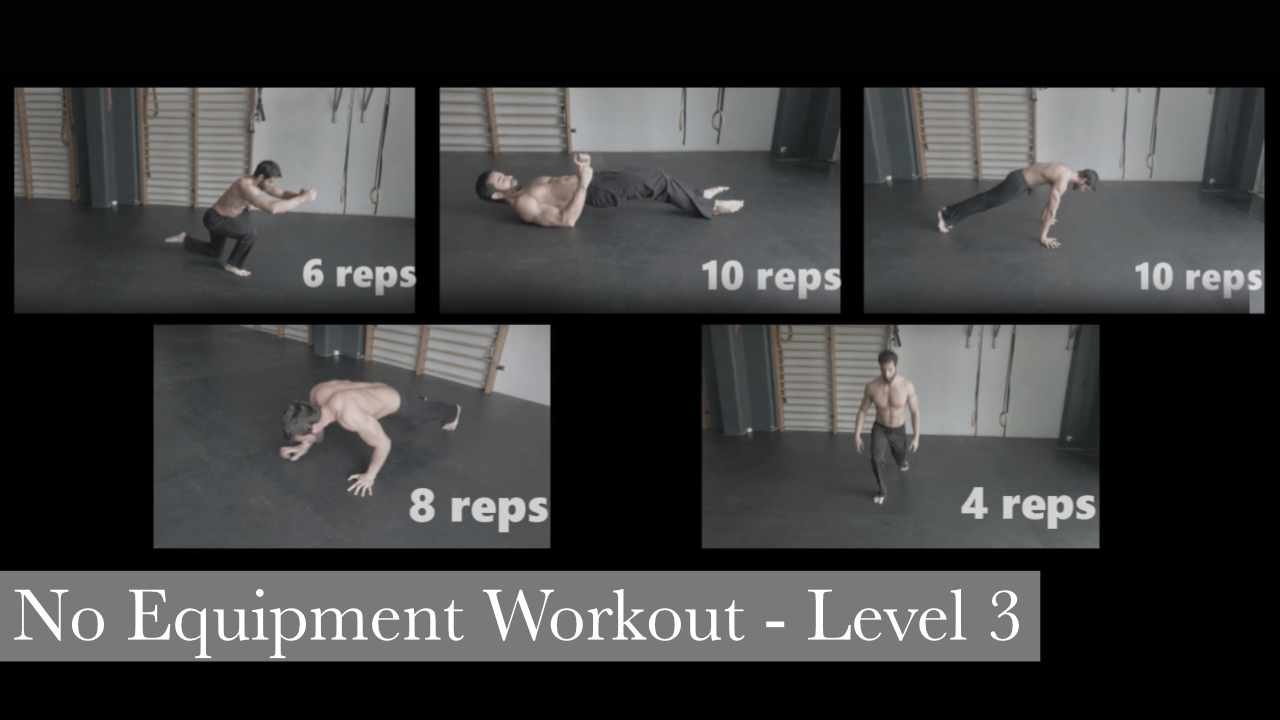 No Equipment Workout – Level 3